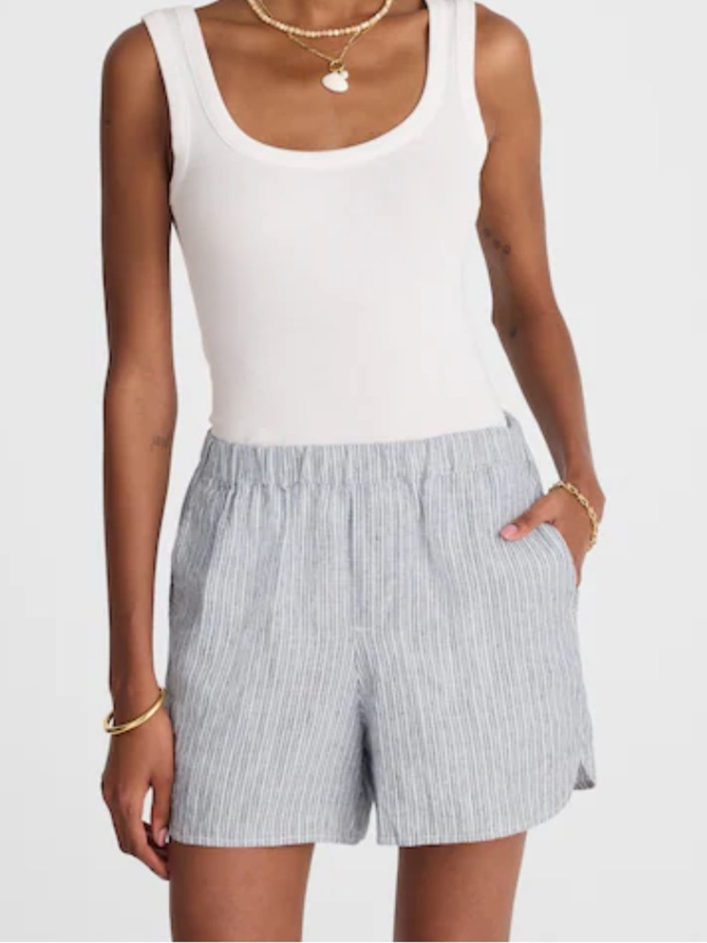 Madewell linen shorts